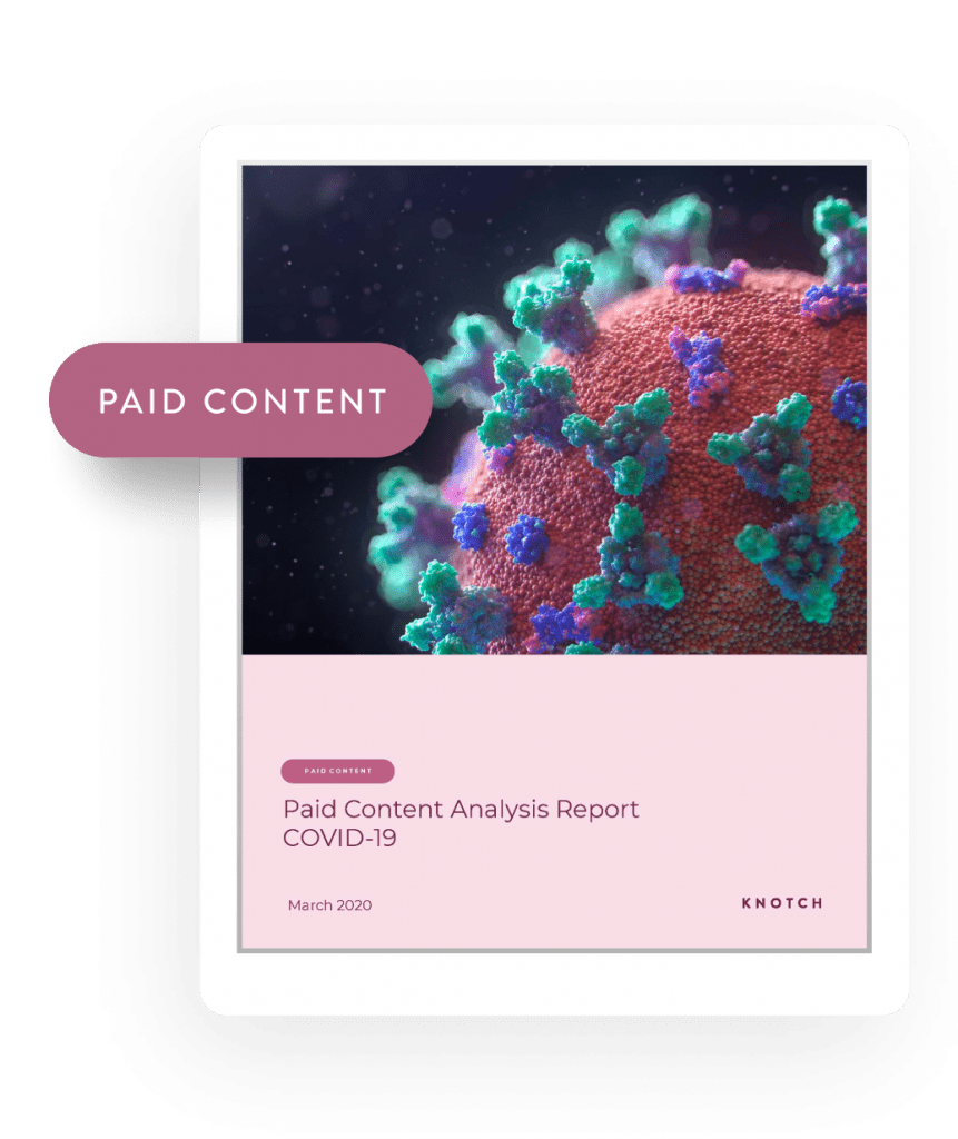 COVID-19 report cover for paid content