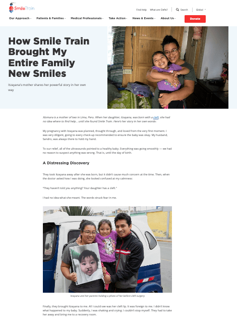 How Smile Train Brought My Entire Family New Smiles